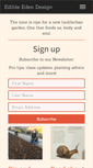 Mobile Screenshot of edibleedendesign.com